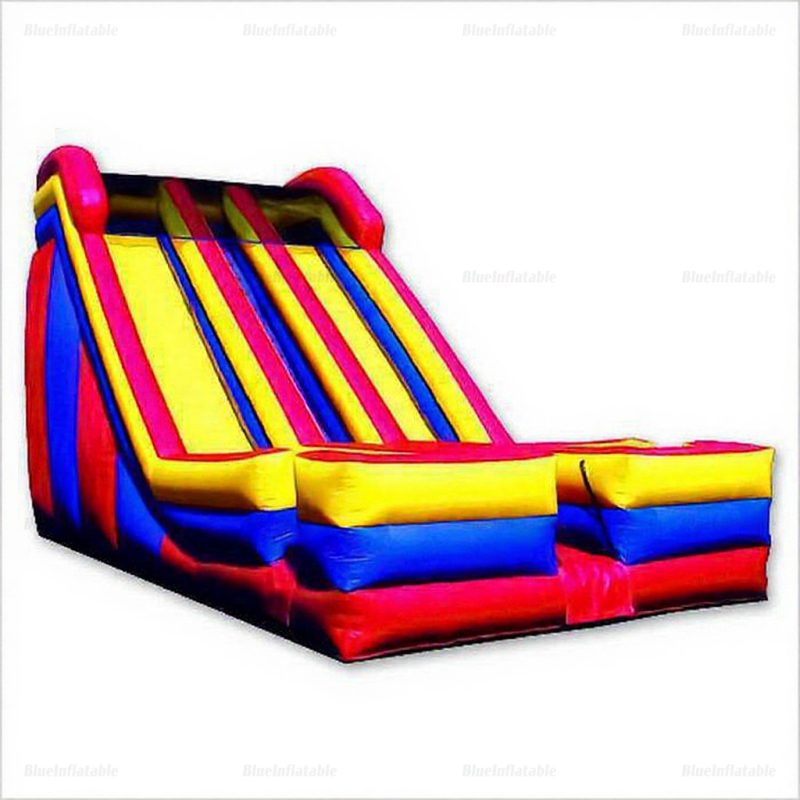 Large Dual-Lane Inflatable Water Slide, Eco-Friendly PVC