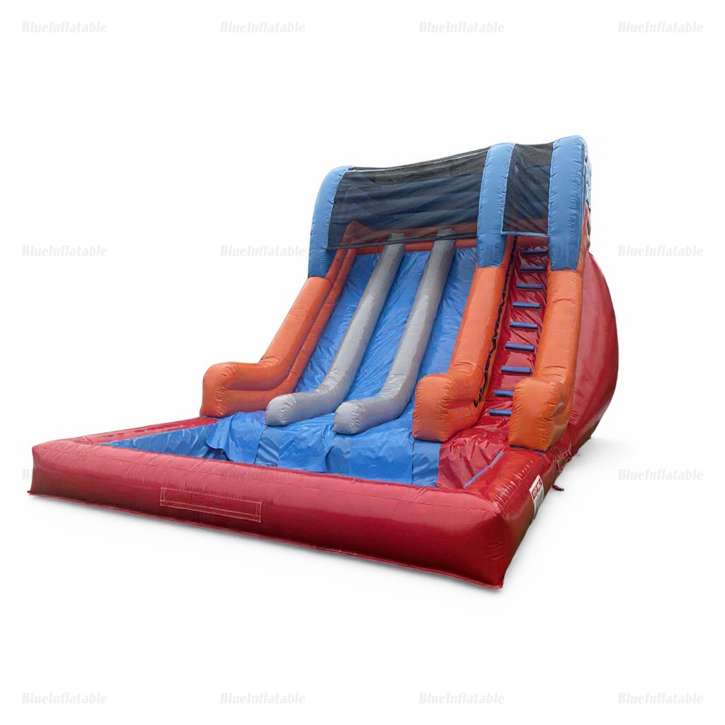 Giant Inflatable Water Slide with Pool - Image 2