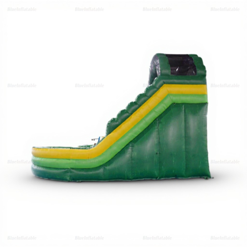 Green Marble Dual Lane Inflatable Water Slide Park - Image 4