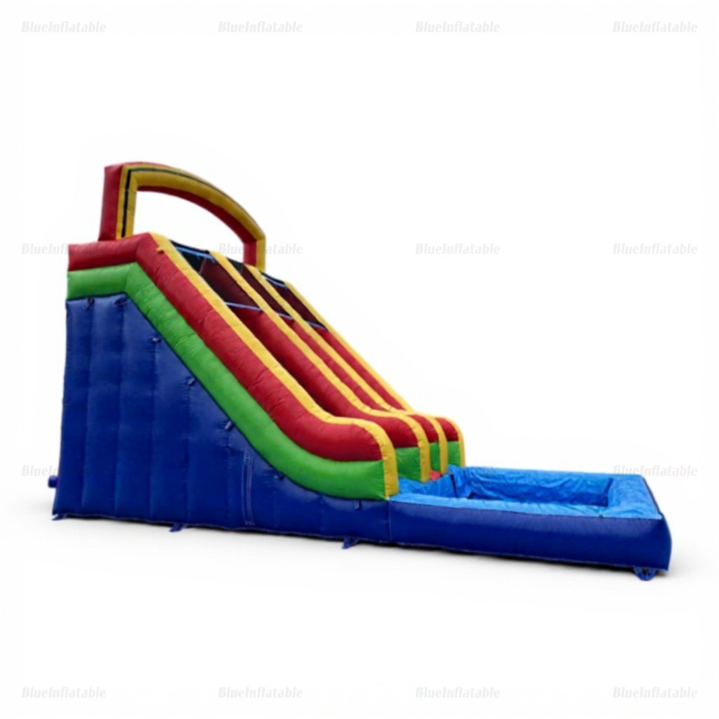 Commercial Inflatable Water Slide with Pool - Image 3