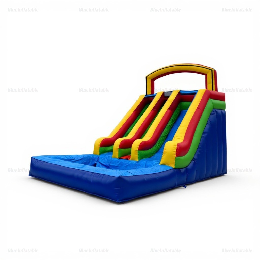 Commercial Inflatable Water Slide with Pool - Image 7