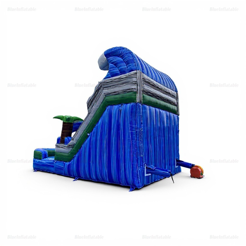 Giant Beach-Themed Inflatable Water Slide - Image 5