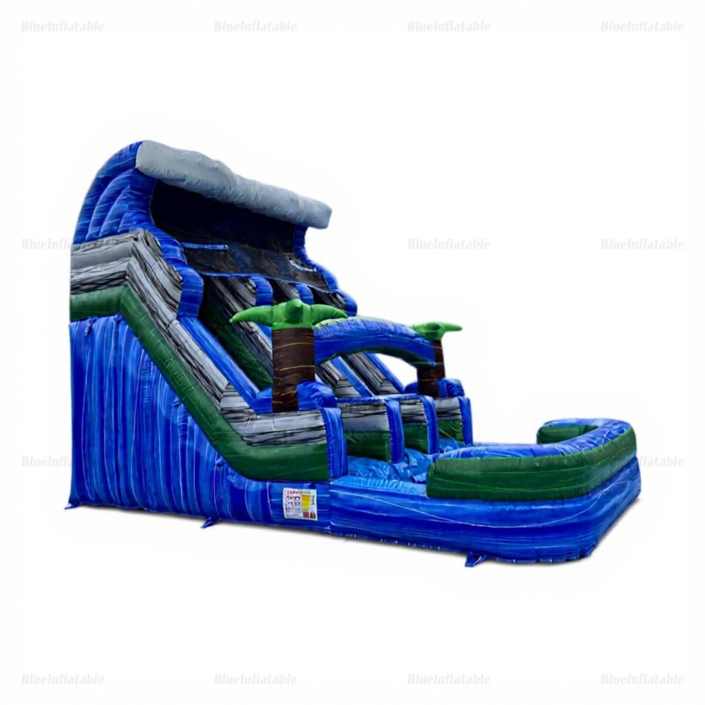 Giant Beach-Themed Inflatable Water Slide - Image 7