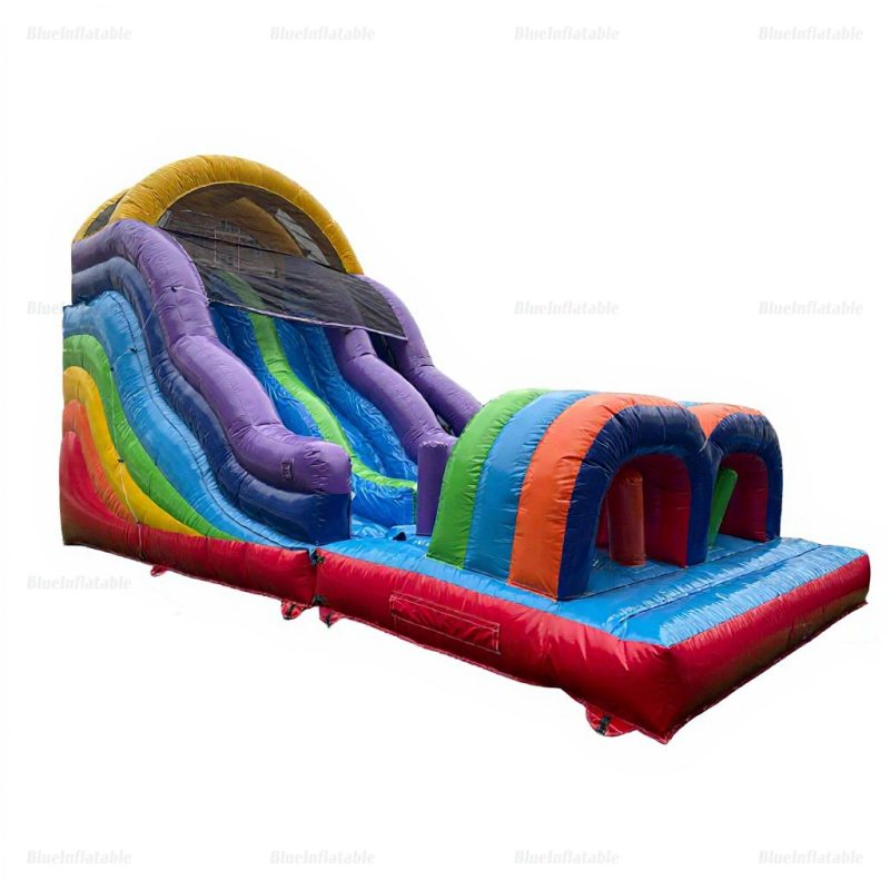Mega Inflatable Slide & Obstacle Bouncer Play Center