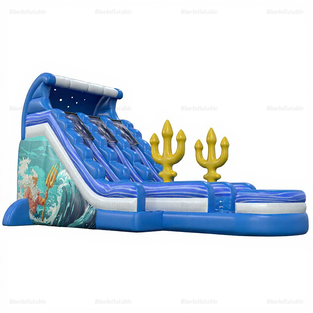 Golden Trident Ocean Inflatable Water Slide Rental - Image 5