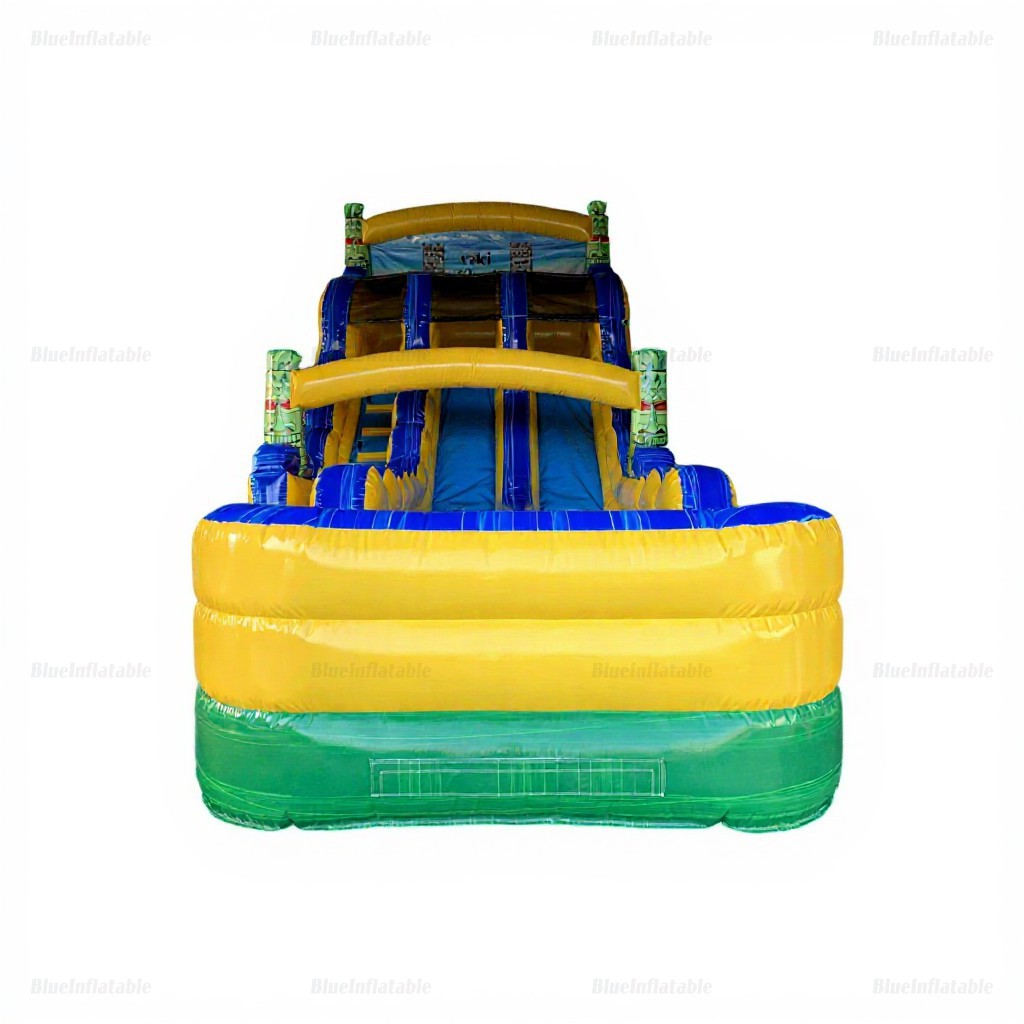 Tiki Shot Dual Lane Inflatable Water Slide & Pool - Image 2