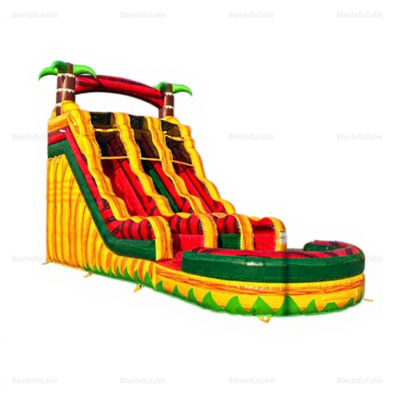 Tropical Breeze Inflatable Water Slide with Pool Rental