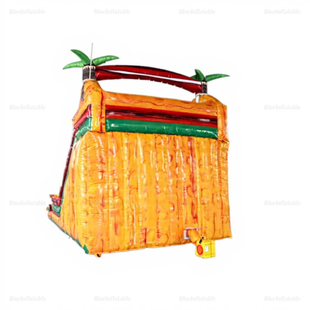 Tropical Giant Inflatable Water Slide with Pool Combo - Image 9