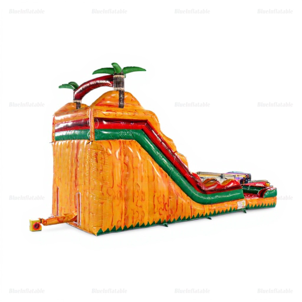 Tropical Giant Inflatable Water Slide with Pool Combo - Image 10
