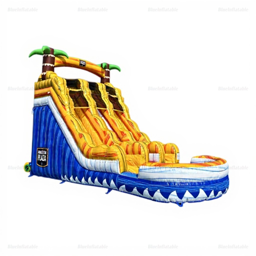 Tropical Wave Inflatable Water Slide with Pool Rental