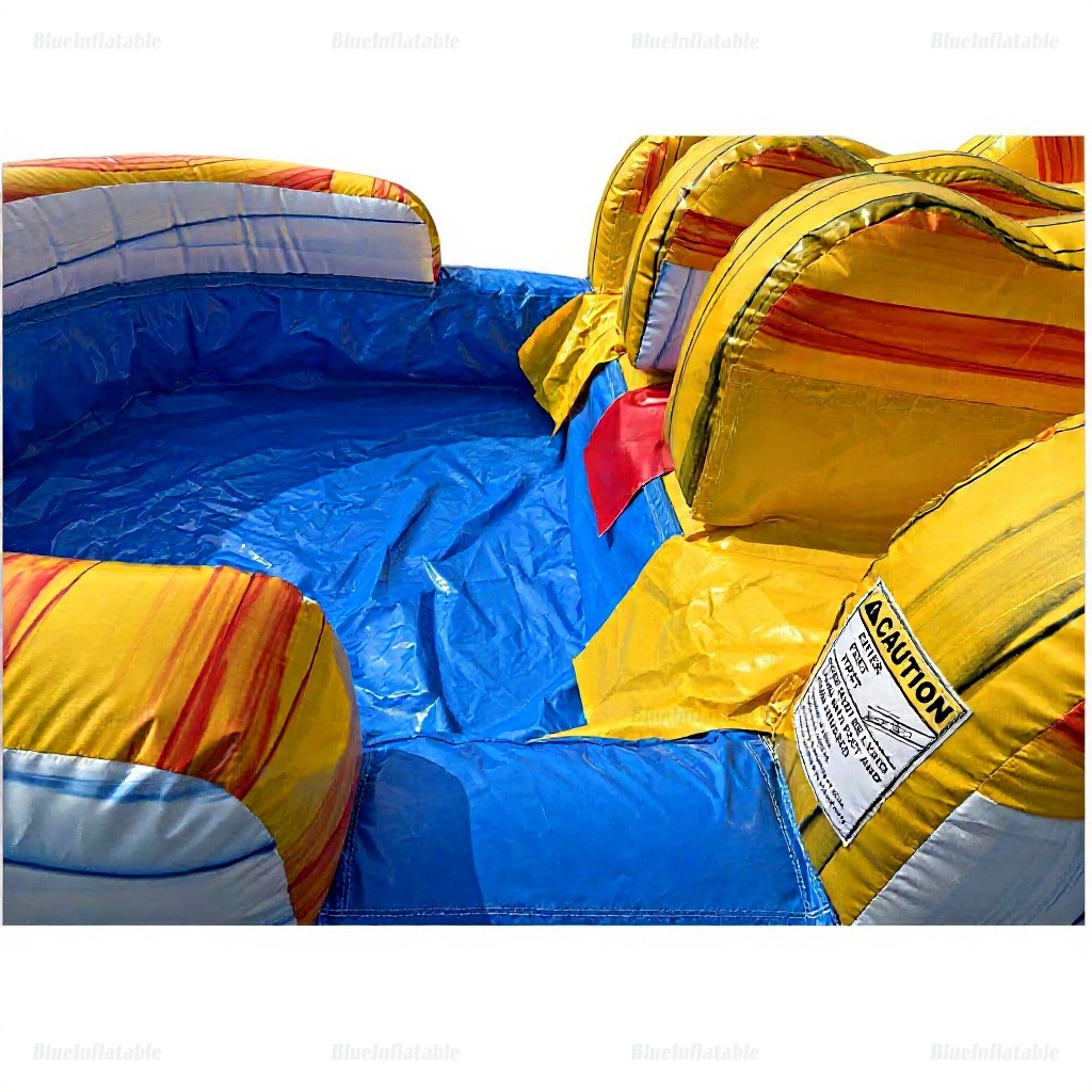 Tropical Wave Inflatable Water Slide with Pool Rental - Image 3