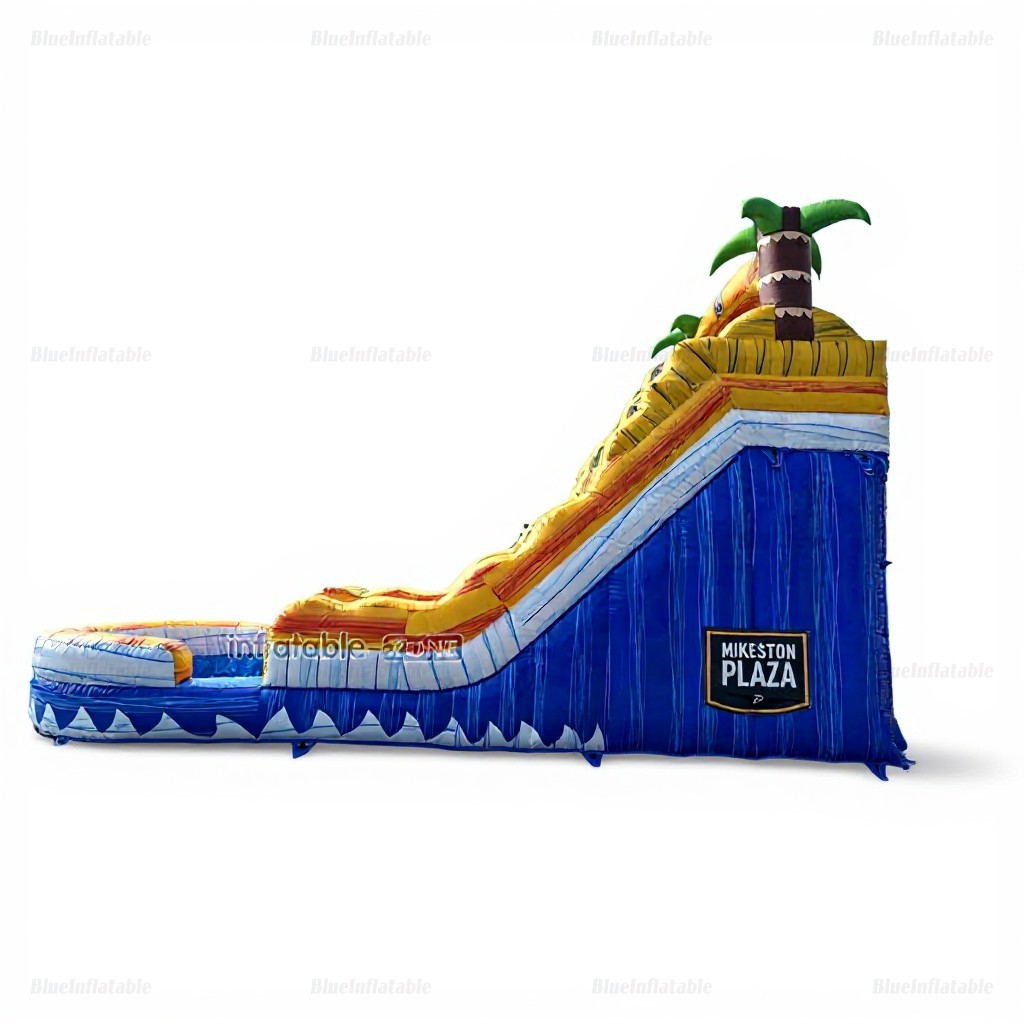 Tropical Wave Inflatable Water Slide with Pool Rental - Image 9