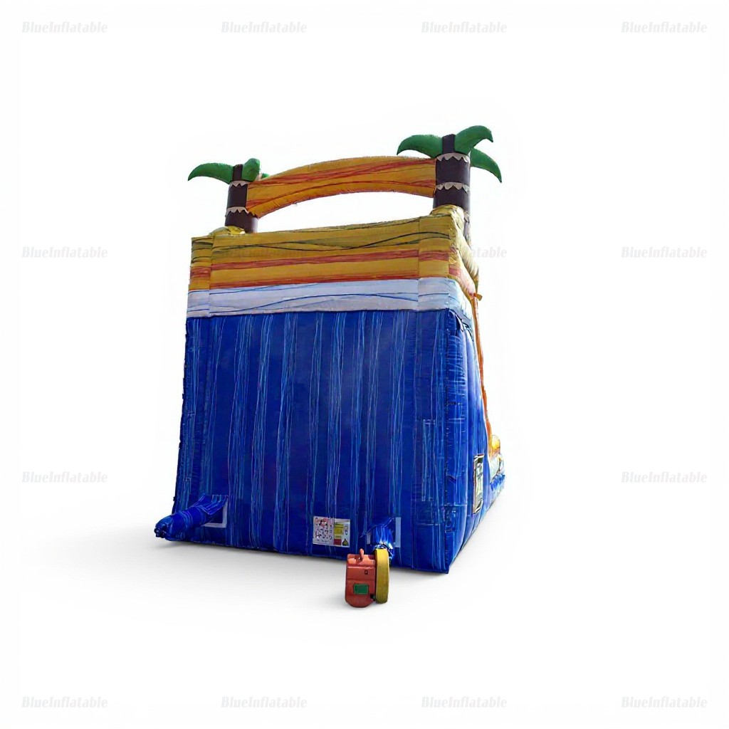 Tropical Wave Inflatable Water Slide with Pool Rental - Image 11