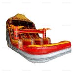 Volcano Hybrid Inflatable Water Slide with Pool Rental