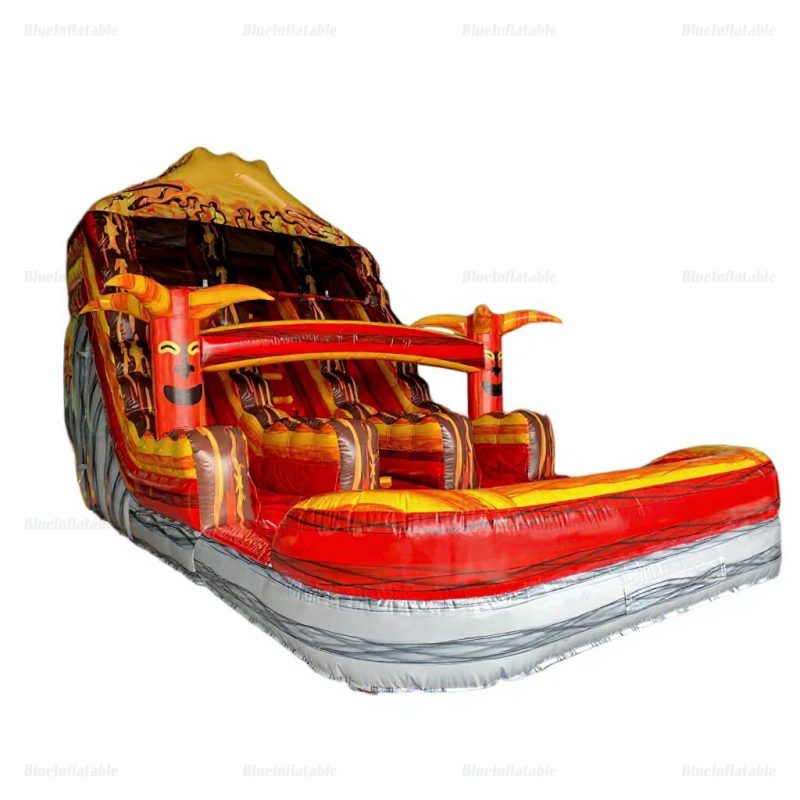 Volcano Hybrid Inflatable Water Slide with Pool Rental