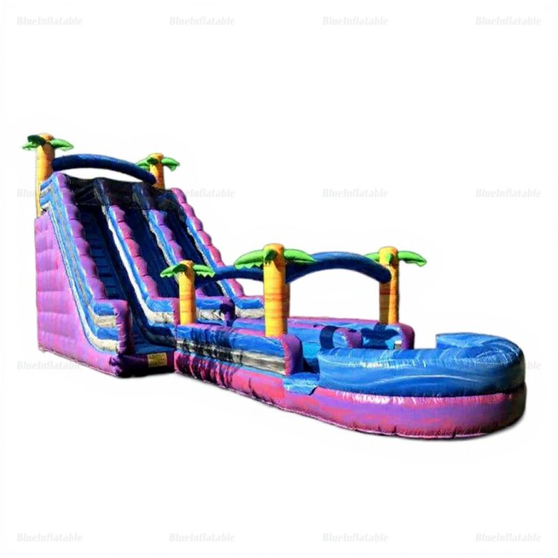 Triple Splash Inflatable Water Slide for Adults