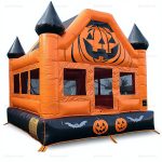 Halloween Pumpkin Inflatable Bounce House for Kids