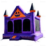 Pumpkin Halloween Inflatable Bounce House for Backyard