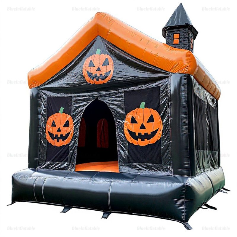 Pumpkin Inflatable Bouncy Castle Halloween Jump House