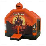 Halloween Inflatable Haunted House Bounce Castle with Pumpkin & Ghosts