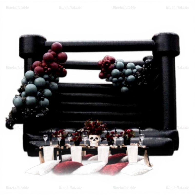 Halloween Black Wedding Bounce House for Parties