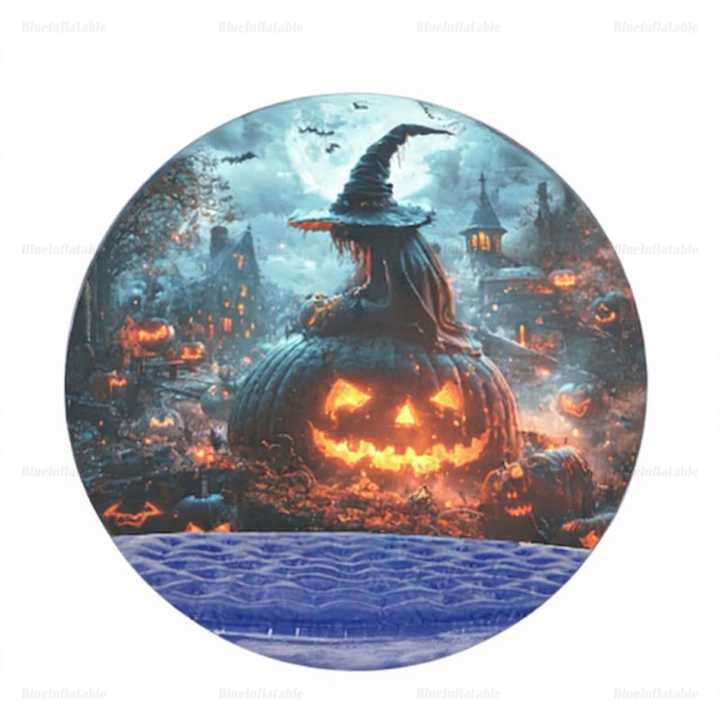 Halloween Inflatable Human Snow Globe for Indoors