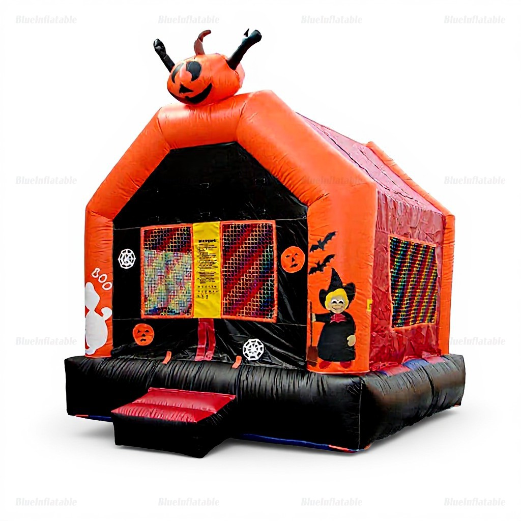 Halloween Inflatable Bounce House & Slide Play Center