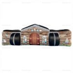 Halloween Inflatable Haunted House Maze Game