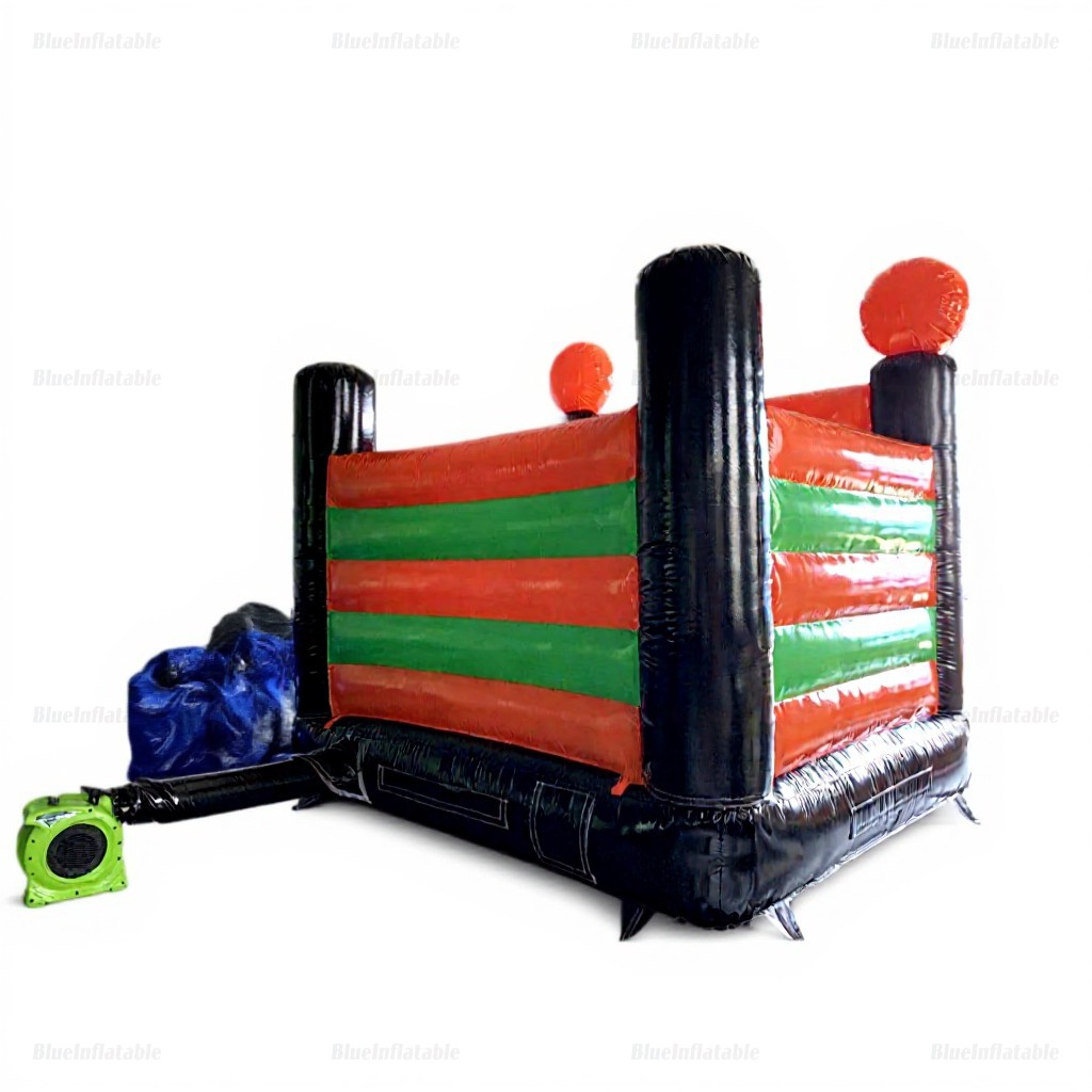 Halloween Pumpkin Inflatable Bounce House & Slide Combo - Image 5