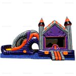 Halloween Inflatable Bounce House with Slide Combo
