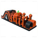 Halloween Pumpkin Obstacle Course Inflatable for Adults