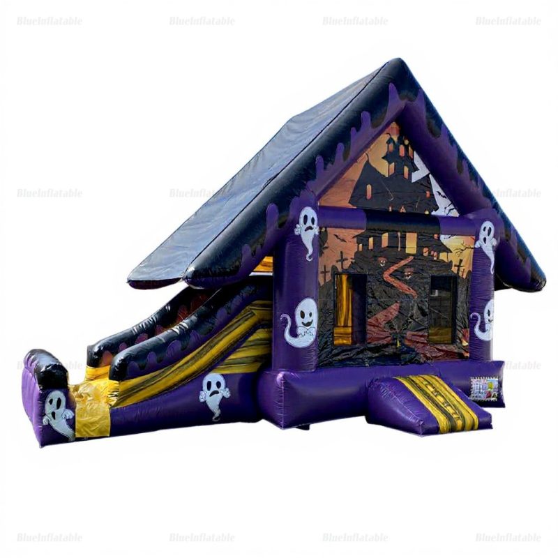 Haunted House Halloween Inflatable Bouncer with Boo Banner