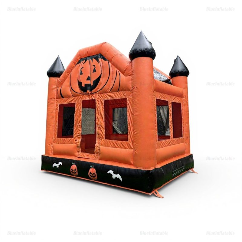 Halloween Pumpkin Inflatable Bounce House for Parties