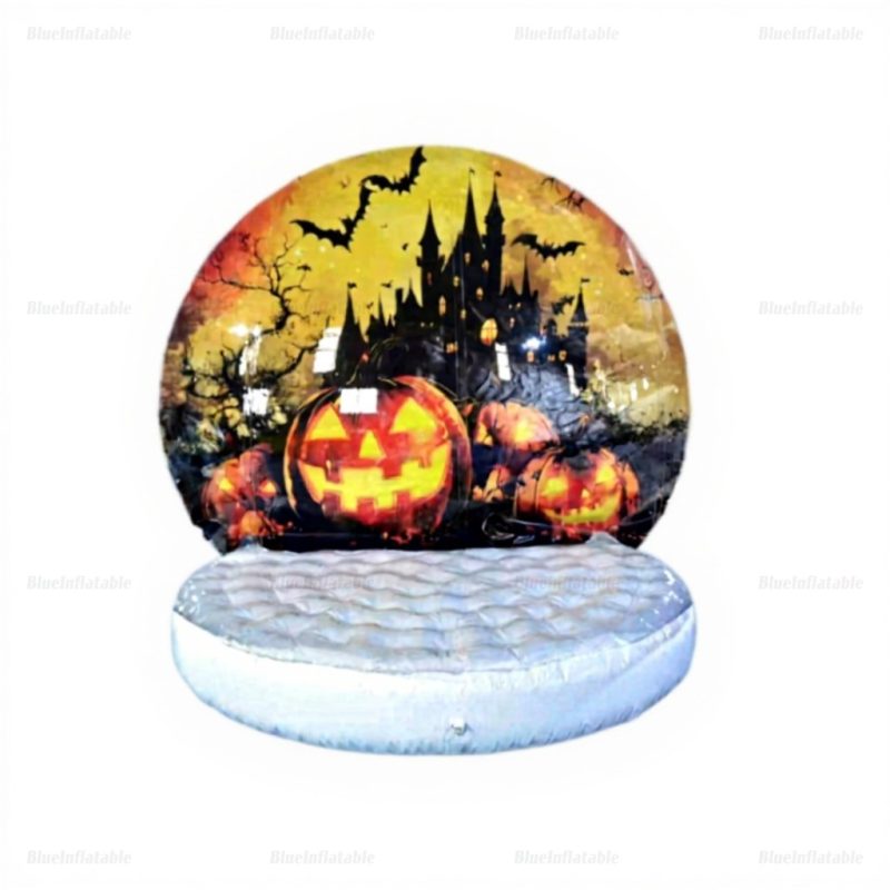 Halloween Inflatable Snow Globe Photo Booth House
