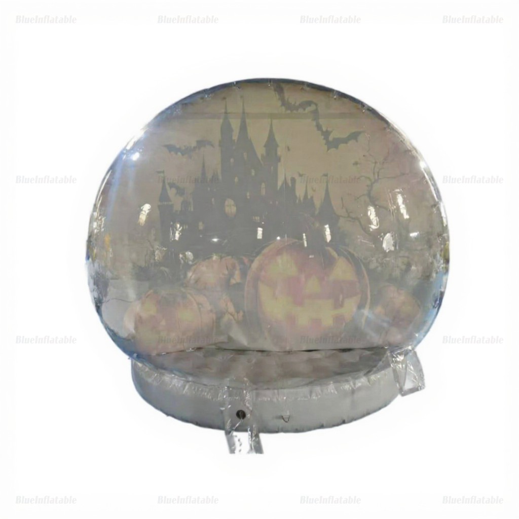 Halloween Inflatable Snow Globe Photo Booth House - Image 5