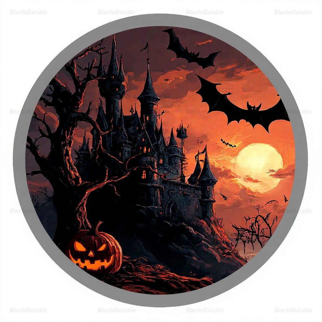 Halloween Inflatable Snow Globe Photo Booth House - Image 6