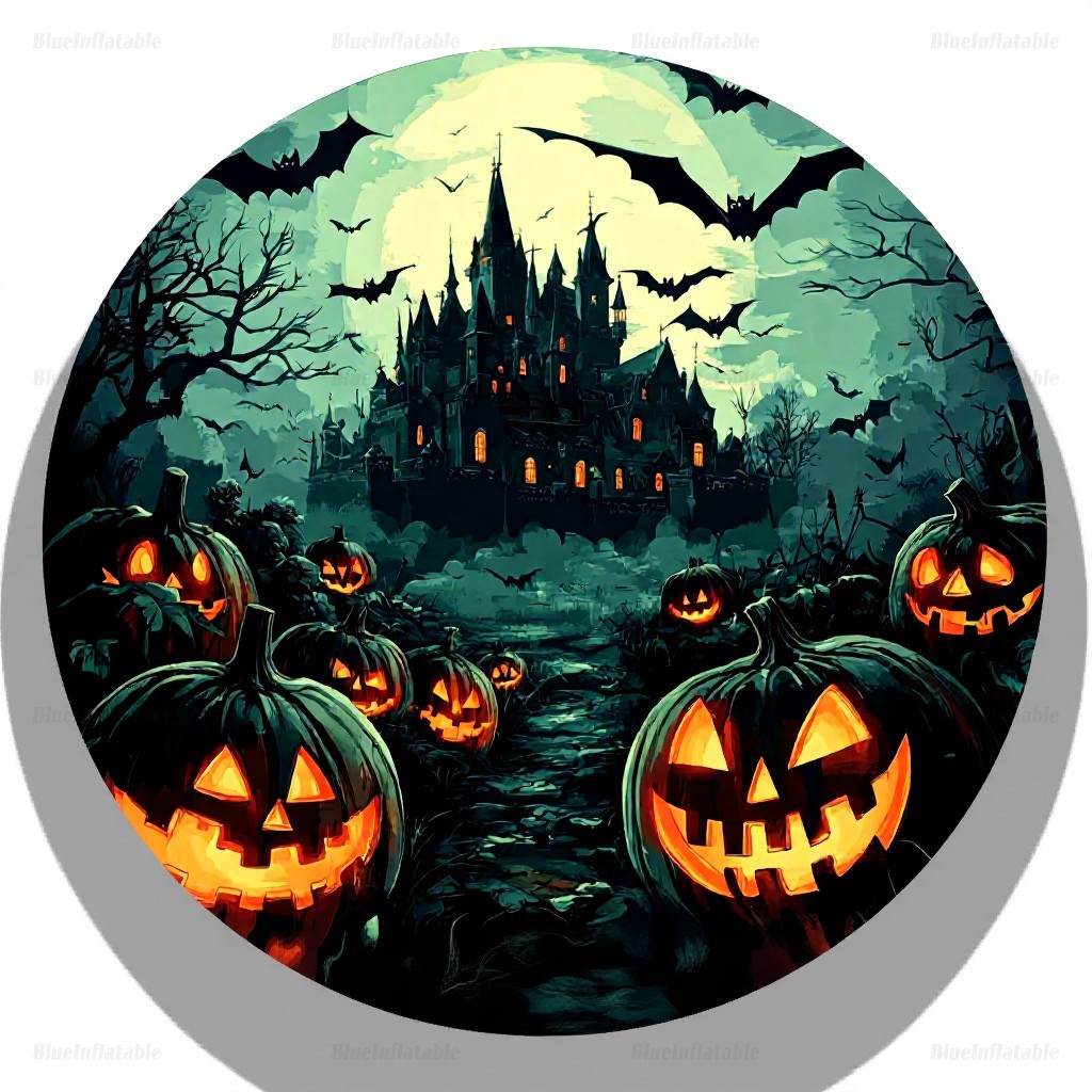 Halloween Inflatable Snow Globe Photo Booth House - Image 8