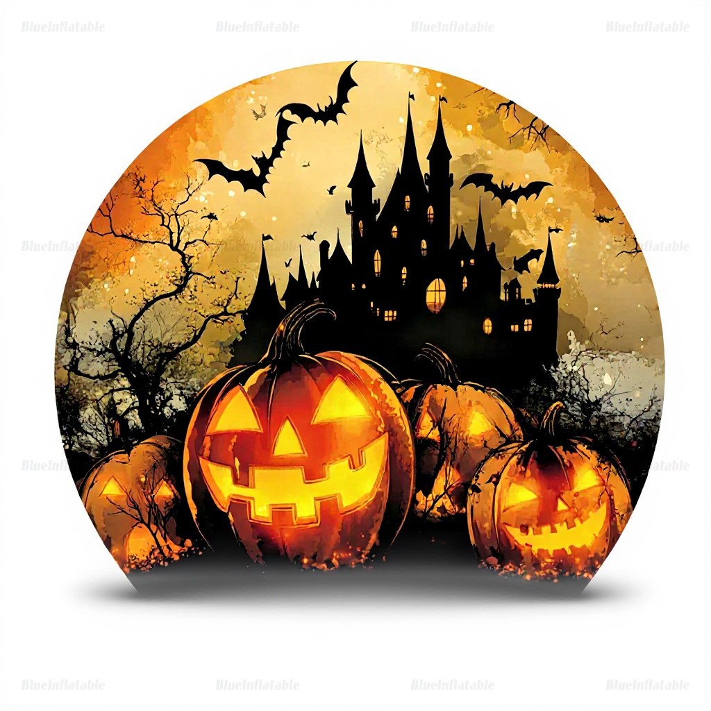 Halloween Inflatable Snow Globe Photo Booth House - Image 10