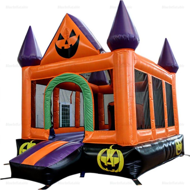 Halloween Pumpkin Inflatable Bounce House & Play Center