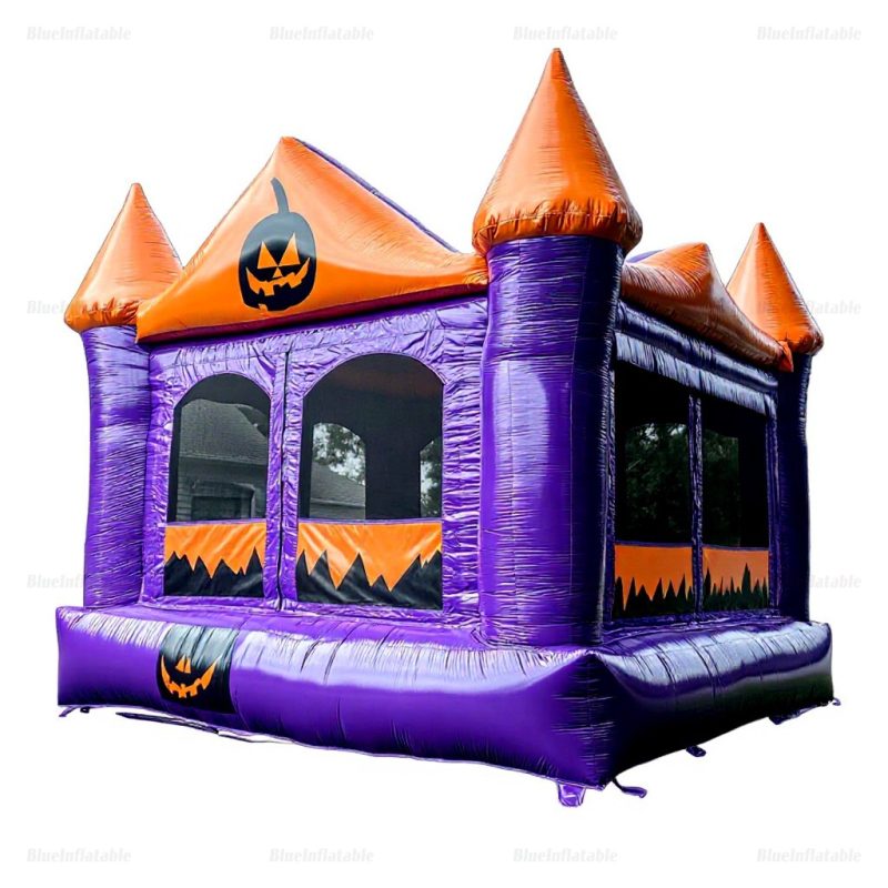 Halloween Pumpkin Inflatable Bounce House for Indoor & Outdoor Parties
