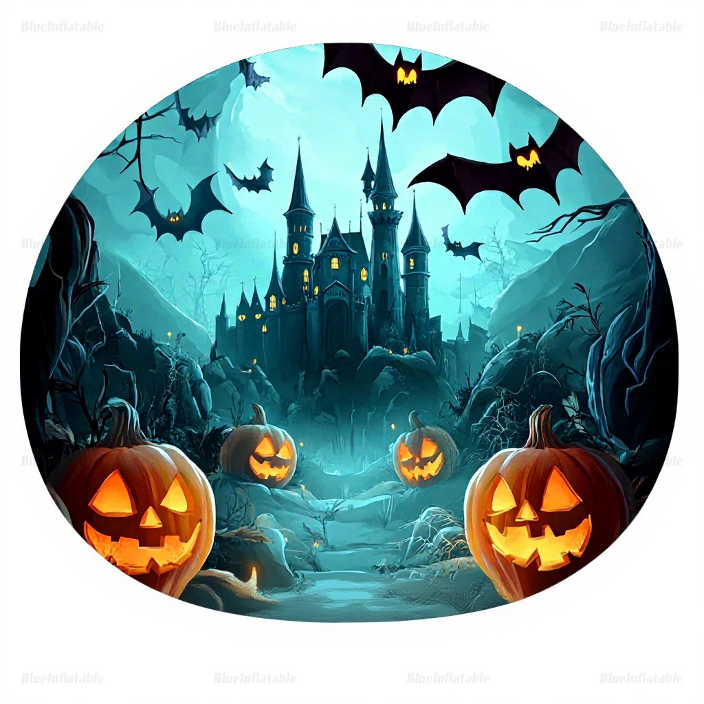 Halloween Pumpkin Globe Bounce House & Photo Booth - Image 5