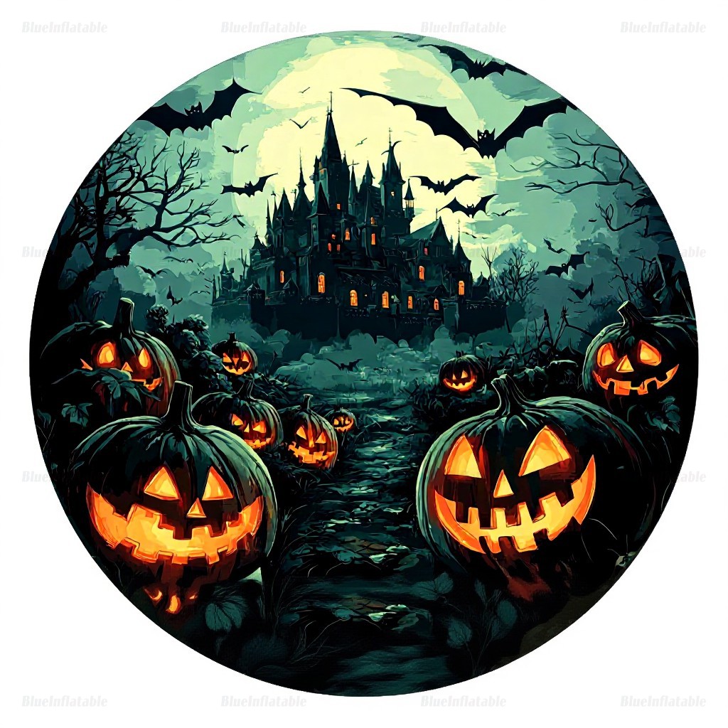 Halloween Pumpkin Globe Bounce House & Photo Booth - Image 6