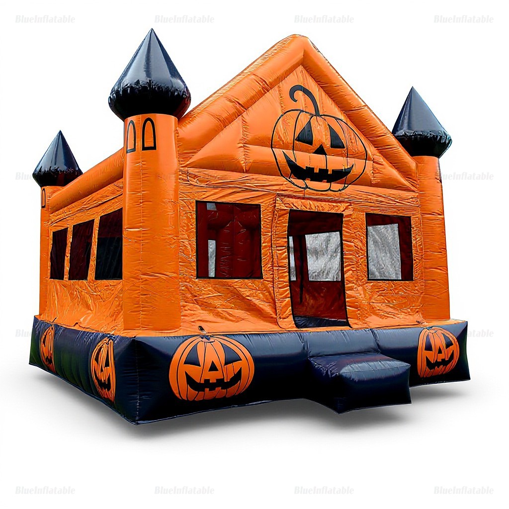 Halloween Pumpkin Inflatable Bounce House Rental