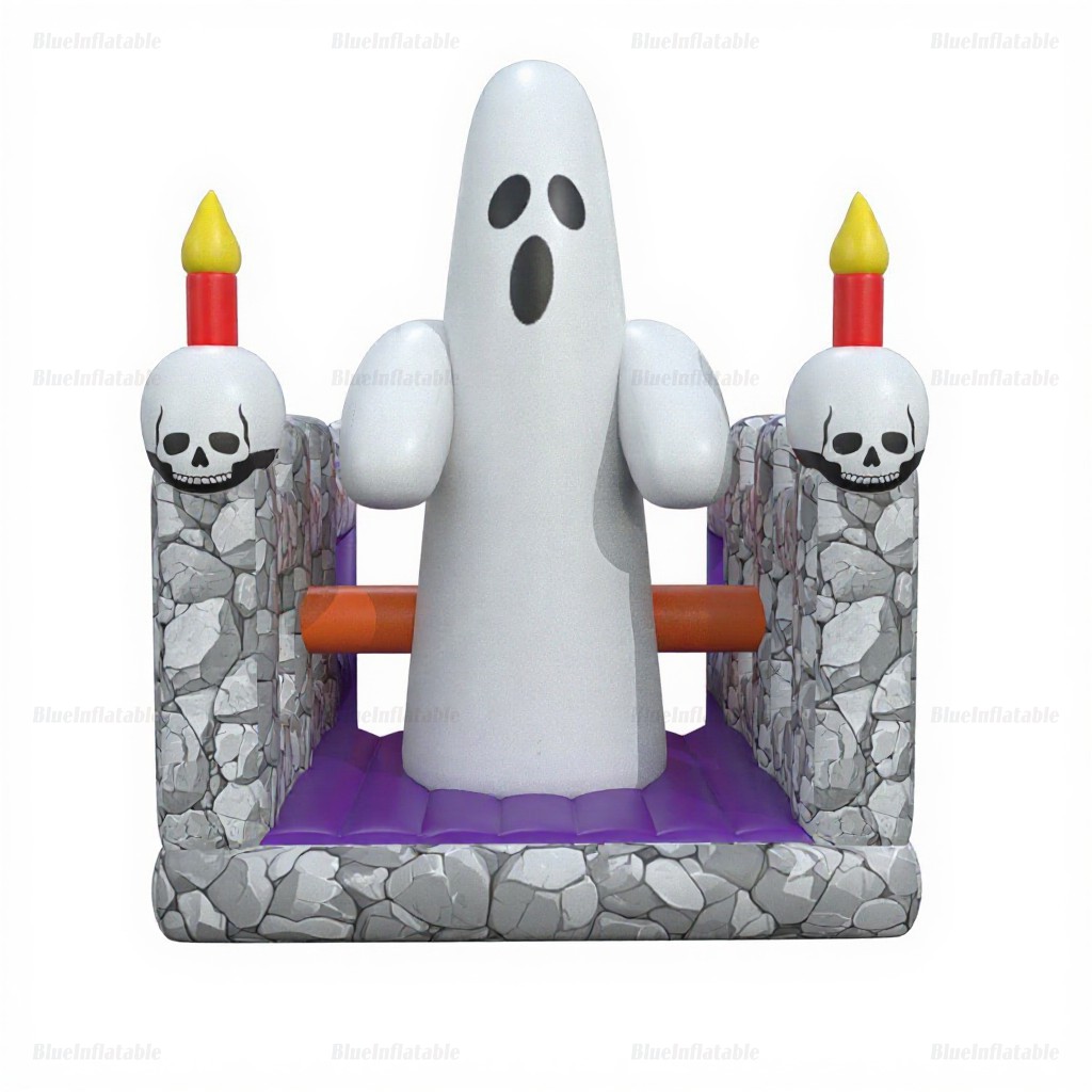 Friendly Ghost Halloween Inflatable Obstacle Course Rental - Image 7