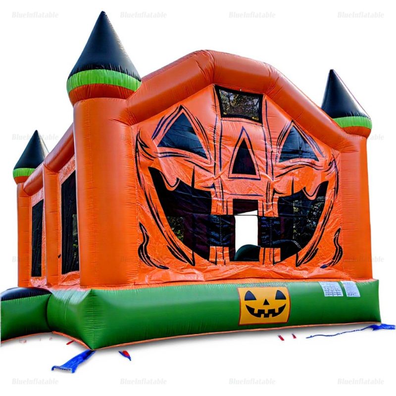 Pumpkin Halloween Inflatable Bounce House for Yard
