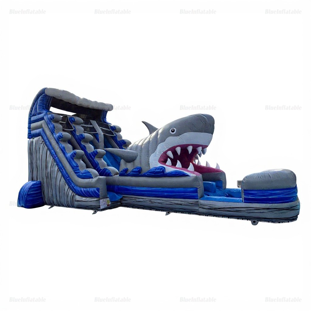 Commercial Shark Inflatable Water Slide for Events - Image 6