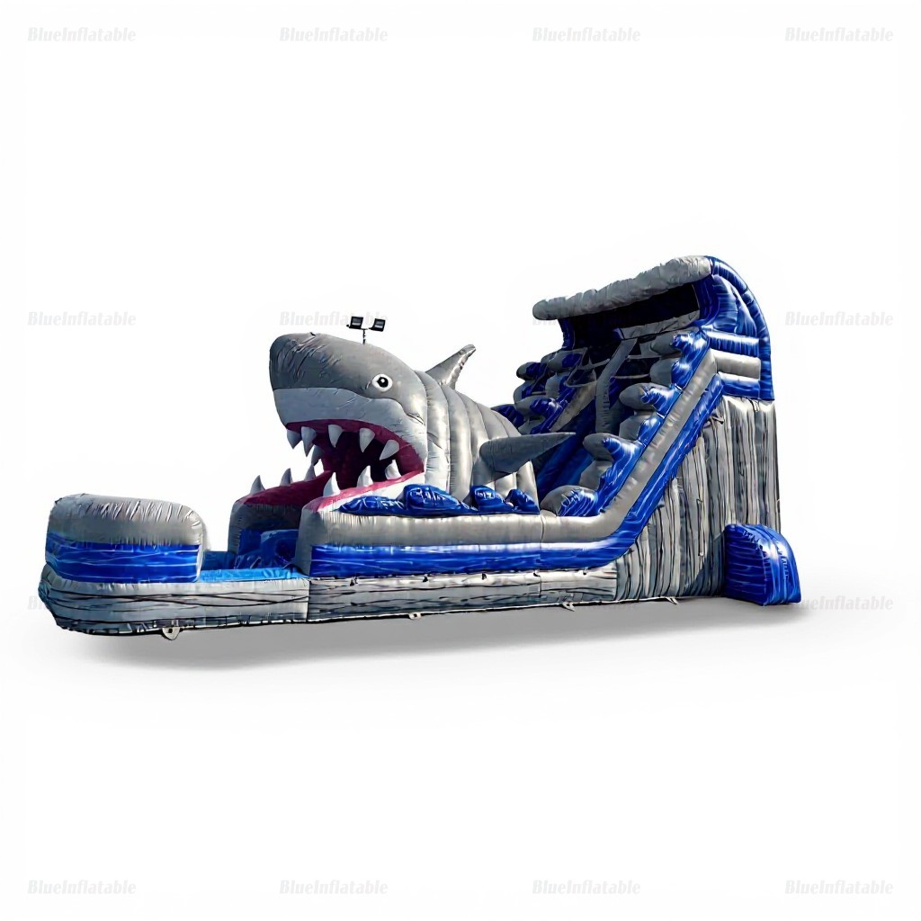 Commercial Shark Inflatable Water Slide for Events - Image 7