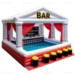 Inflatable Outdoor Pool Bar for Backyard Parties
