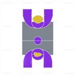 Inflatable Backyard Basketball Court Game