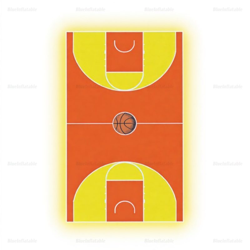 Inflatable Outdoor Basketball Court for Adults